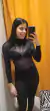 Blusa Segunda Pele com Gola Alta Preta Fio 40 Loba - Cherrie Moda Feminina