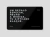 GIFT CARD BLAQUE