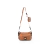 BANDOLERA ROMA DOBLE NYLON CAMEL