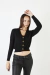 CARDIGAN BARTON BOTONES NEGRO - comprar online
