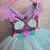 Vestido de festa sereia Menina na internet