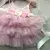 Vestido babados de festa Menina - Vem e Vai Infantil