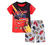 Conjunto de Pijama de Verão McQueen do Anime Carros