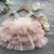 Vestido babados de festa Menina - comprar online