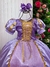 Fantasia Longa Princesa Rapunzel Menina - comprar online
