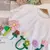 Conjunto flores 3D Menina na internet