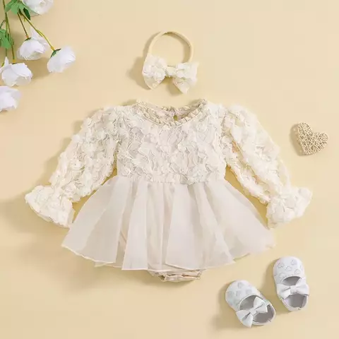Romper de renda Bebê