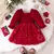 Vestido de Natal Veludo estrelas Menina - loja online