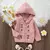 Cardigan com capuz Bebê Menina