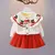 Conjunto de outono cereja Menina