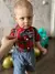 Conjunto de natal xadrez bebê menino