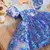 Vestido princesa de festa bordado Menina