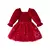 Vestido de Natal Veludo estrelas Menina - loja online