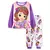 Conjunto de pijamas de algodão princesas Menina - Vem e Vai Infantil