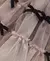 Vestido com tule e laços Menina