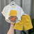 Conjunto Amarelo Menino - Vem e Vai Infantil