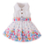 Vestido Infantil de Princesa Floral