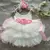 Vestido babados de festa Menina