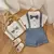 Conjunto de festa short e camisa Bebê - comprar online