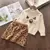 Conjunto Blusa e saia de Inverno Menina