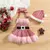 Romper Vestido de Natal com Lantejoula e Chapéu Bebê na internet