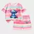 Conjunto stitch arco-íris Menina - loja online