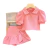 Conjunto Camisa Lapela + Short-Saia Infantil na internet