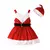 Vestido com chapéu de Natal Menina - Vem e Vai Infantil