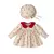Vestido e chapéu cerejas Bebê - Vem e Vai Infantil