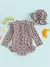 Maiô com chapéu floral Menina - comprar online