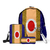 Mochila Super Mario com Estojo e Bolsa Infantil - Vem e Vai Infantil