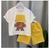 Conjunto Amarelo Menino - Vem e Vai Infantil