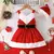 Vestido com chapéu de Natal Menina - comprar online