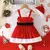 Vestido com chapéu de Natal Menina na internet
