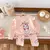 Conjunto de outono personagens Menina na internet