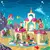 Blocos de construção Palácio Princesa Ariel - Vem e Vai Infantil