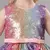 Vestido colorido e brilhante de festa Menina - loja online