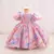 Vestido de chiffon floral Menina - loja online