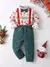 Conjunto estampado de Natal Menino