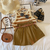 Imagem do Conjunto de Regata Listrada e short Menina