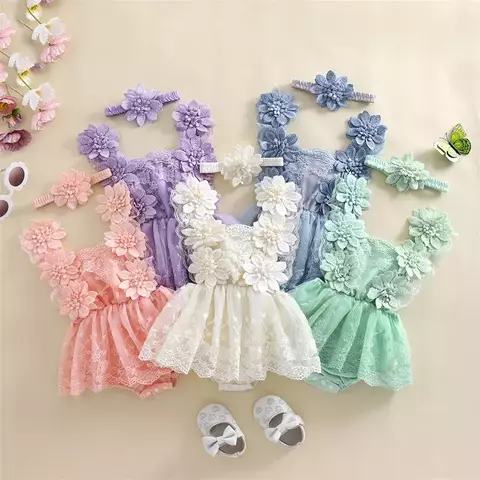 Pudcoco roupa infantil de verão para bebês recém-nascidos, macacão de malha