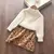 Conjunto Blusa e saia de Inverno Menina