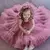 Vestido rodado de tule de festa Menina - Vem e Vai Infantil