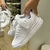 Adidas forum todo branco com Velcro linha premium - comprar online