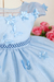 Vestido Infantil Azul Jardim Encantado Borboletas 1 ao 4 na internet