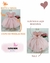 Vestido Infantil Festa Luxo Rosé Tule Bordado Princesa 1 a 3 Anos - Kafashion