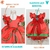 Vestido Melancia Infantil Frutas Vermelho Temático De Festa 1,2,3,4 anos - loja online