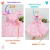 Vestido Minnie Rosa Infantil tema festa Princesa 1 ao 4 anos - Kafashion