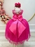 Vestido Infantil Pink Festa Luxo Princesa Barbie Aniversário na internet