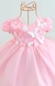 Vestido De Festa Infantil Rosa Borboletas Verde Jardim Encantado Luxo - comprar online